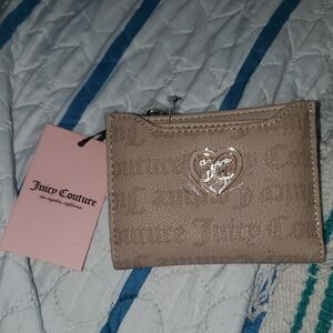 NWT Juicy Couture Beige Logo Wallet
